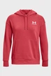 Жіноче червоне худі Essential Fleece Hoodie-GRY Under Armour S 1373033-638 - изображение 5