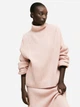 Свитер вязаный женский H&M 061179932 XL Светло-розовый (6666000329523) - изображение 1