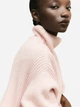 Свитер вязаный женский H&M 061179932 XL Светло-розовый (6666000329523) - изображение 5