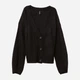 Кардиган вязаний женский H&M 060640134 XS Черный (6666000329738) - изображение 1