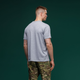 Футболка Basic Military Ukrarmor T-shirt без логотипа. Cotton and Elastane, серый XL - изображение 3