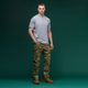 Футболка Basic Military Ukrarmor T-shirt без логотипа. Cotton and Elastane, серый XL - изображение 5