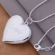 Кулон для влюбленных сердце Love на цепочке. Подвеска для фото из ювелирного сплава. Открывающийся медальон - изображение 2