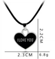 Парные кулоны как лучший подарок для влюбленных два сердца I Love You Forever 28006 - изображение 5
