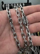 Серебряная цепь 925 пробы Якорь 60см /7мм с чернением - изображение 4