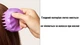Масажна щітка для шкіри голови та миття волосся, рожевого кольору R9155 рожевий - зображення 3