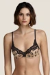 Бюстгальтер с мягкой чашкой Andres Sarda 85C Черный-бежевый (102302) - изображение 1