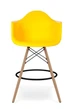 Стілець Тауер Вуд Eames барний високий жовтий - изображение 3