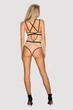 Эротическое боди из микросетки Obsessive 42/44(S/M) Бежевый (100796) - изображение 5
