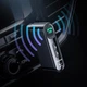 Bluetooth Ресівер Адаптер для автомобіля BASEUS Bluetooth Qiyin AUX (Hands Free). Black - зображення 6