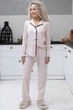 Пижама: рубашка и брюки Leinle 50(2XL) Розовый микс (101899) - изображение 1