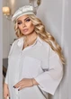 Класична блуза 501142 Белый 58-60 - изображение 3