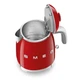 Електричний чайник Smeg, в ретро стилі, Червоний, 800 мл, KLF05RDEU - зображення 5