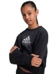 Детский свитшот для девочки Adidas Jg Glm Crew IV9418 134-140 см Black (4067896696614) - изображение 4
