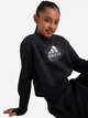 Детский свитшот для девочки Adidas Jg Glm Crew IV9418 122-128 см Black (4067896696652) - изображение 5