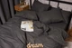 Пододеяльник Moon&Star Бязь Gold Люкс Sweat Gray Полуторный Евро 160x220 см (MS-870000046) - изображение 4
