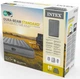 Ліжко надувне велюр Intex 64114, з вбудованим насосом 220-240 В, 152х203х30 см Сіре - изображение 10