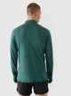 Спортивная кофта мужская 4F Sweatshirt Fnk M410 4Fwaw24Tfswm410-40S 2XL Зеленая (5905700086000) - изображение 2