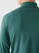 Спортивная кофта мужская 4F Sweatshirt Fnk M410 4Fwaw24Tfswm410-40S 2XL Зеленая (5905700086000) - изображение 6