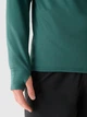 Спортивная кофта мужская 4F Sweatshirt Fnk M410 4Fwaw24Tfswm410-40S 2XL Зеленая (5905700086000) - изображение 9