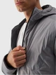 Куртка демисезонная с капюшоном мужская 4F Down Jacket M486 4FWAW24TDJAM486-25S L Серая (5905700070580) - изображение 9