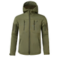 Чоловіча куртка Eagle Soft Shell JA-01-0 з флісом Green Olive L - зображення 1