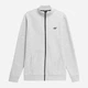 Толстовка на флисе, на молнии мужская 4F Sweatshirt M1463 4FWMM00TSWSM1463-27M M Серая (5905700005810) - изображение 5