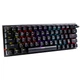 Игровая механическая клавиатура TWolf T30 LED Version с синими переключателями - беспроводная, Черная - изображение 1