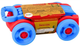 Конструктор Leantoys Baby Wagon у візку на колесах 22 деталі (5905991021117) - зображення 1