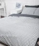 Пододеяльник Moon&Star Ranforce Elite Gray Square Двуспальный 175x210 см (MS-870000417) - изображение 1