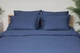 Пододеяльник Moon&Star Satin Stripe Delfi Blue Двуспальный 175x210 см (MS-870000422) - изображение 2