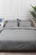 Пододеяльник Moon&Star Satin Stripe Stripe Gray Двуспальный 175x210 см (MS-870000462) - изображение 2