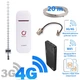Комплект 3G/4G інтернет OLAX U90H-E white антена стріла + кабель 20м + перехідник + павербанк 10000 mAh (TF-KIT-4G4441) - зображення 1