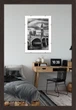 Фоторамка деревянная 30х45 багет: DL1906-12 Темное дерево (с глянцевым прозрачным пластиком 0.8мм, двп) EmojiFrame - изображение 1
