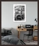 Рамка для фото деревянная 50х60 багет: DL1906-12 Темное дерево (с глянцевым стеклом 1-1.5мм, двп) EmojiFrame - изображение 1