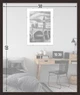 Рамка для фото деревянная 50х60 багет: DL1906-12 Темное дерево (с глянцевым стеклом 1-1.5мм, двп) EmojiFrame - изображение 6