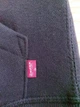 Вінтажне худі Levi's TRD 501 MRK Pullover Hoodie Color: Black M - изображение 5