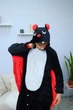 Пижама Кигуруми My Kigu Мужская Летучая Мышь Черный размер XL 175-185 см (21052411) - изображение 2