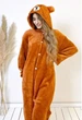 Пижама Кигуруми My Kigu Женская Бурый Медведь Коричневый Размер M 155-165 см (108341) - изображение 1