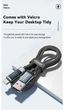 Кабель Essager USB – Type-C PD 100W 7A LED дисплей Швидка зарядка для ноутбуків смартфонів планшетів 1.0 м Black - зображення 10