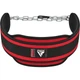 Пояс для обтяжень з ланцюгом RDX PRO DIPPING BELT 2 LAYER неопреновий Red - изображение 1