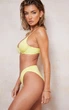 Плавки PrettyLittleThing зі складками XS Лимонний (7689434) - зображення 5