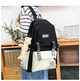 Рюкзак 5 в 1 шкільний для дівчинки OFF-White (набір: рюкзак, шоппер, пенал, сумочка, гаманець), Чорно-білий - зображення 2