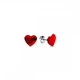 Срібні сережки Spark зі Swarovski Heart Studs K2808SI - изображение 1