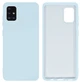 Чохол Silicone case Camera Protective для Samsung A71 (11) блакитний Lilac Cream - зображення 1