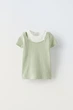 Футболка Zara пд9839 оливкова 152 - изображение 1