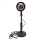 Проекційна лампа з пультом RGB 16 кольорів Sunset Lamp на штативі USB проектор - зображення 2