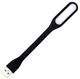 Портативна LED лампа USB Світлодіодна для ноутбука чорна - зображення 1