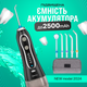 Ирригатор для зубов и чистки полости рта портативный ирригаторы портативные с насадками зубные иригаторы H2ofloss travel kit HF-6 black - изображение 1