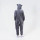 Пижама кигуруми My Kigu Женская Грустный Хаски Серый размер S 144-155 см (109041) - изображение 4